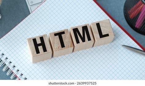 HTML is a markup language used to create web pages. It is used to structure and format content on the internet. HTML is made up of tags that define the structure and content of a web page