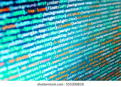 Html5 Editor Website Development Software Source Foto de stock ...