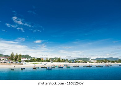 Hua -Hin beach, is famous, Thailand.