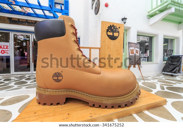 giant timberland boot