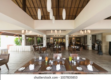 HUA HIN, THAILAND - Feb 2 :  Interior Of Resturant At Veranda Resort Hua Hin - Cha Am On Feb 2, 2016 In , Hua Hin Thailand.