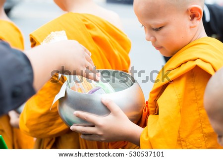 Huahin Thailand December 5 People Gives Stock Photo Edit - 