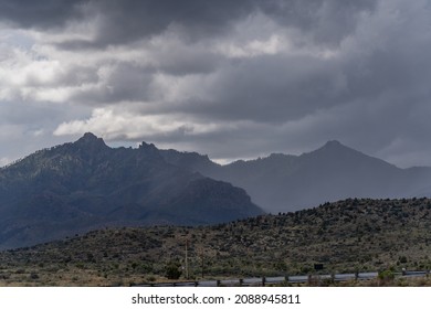 Hualapai Mountains On A Moody Day