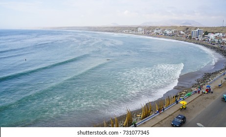 Huanchaco Beach In Peru