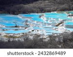 Huanglong Scenic Area Summer View in Sichuan Province, China