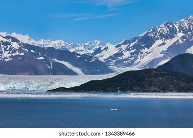 Hubbard glacier and icy water, Alaska - Shutterstock ID 1343389466