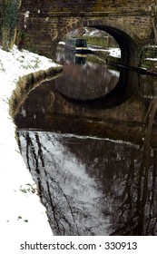 Huddersfield Canal In Uppermill Oldham