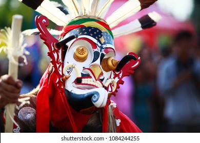 Hudoq Dance Is Typical Culture Of Dayak Tribe