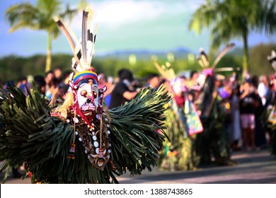 Hudoq Dance Is Typical Culture Of Dayak Tribe