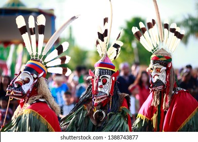 Hudoq Dance Is Typical Culture Of Dayak Tribe