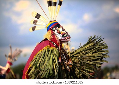 Hudoq Dance Is Typical Culture Of Dayak Tribe