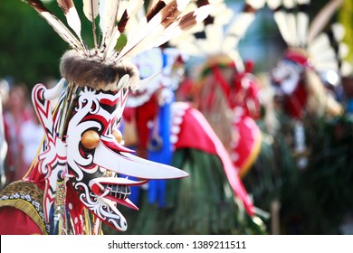 Hudoq Dance Is Typical Culture Of Dayak Tribe