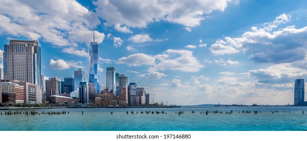 Hudson Pier Shoot Of The Liberty Tower