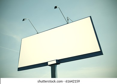 Huge Billboard With Clear Space