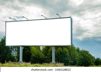 Huge Billboard Mockup In The Park