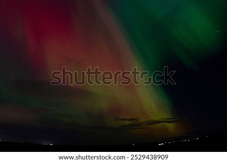 huge burst of colors in aurora