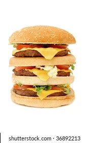 Huge cheeseburger