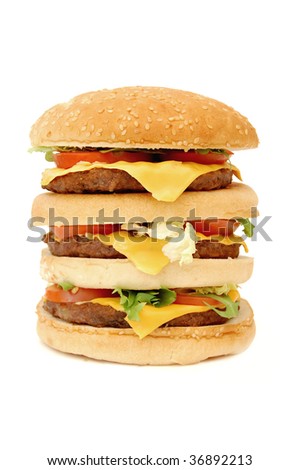 Huge cheeseburger