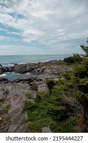 Huge Cliffs On Coastal Maine