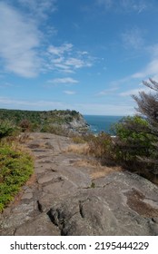 Huge Cliffs On Coastal Maine