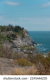 Huge Cliffs On Coastal Maine