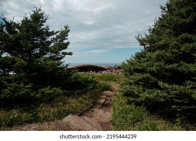 Huge Cliffs On Coastal Maine