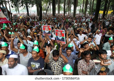 A Huge Crowd Rally Of Bangladesh Nationalist Party In A Programme In Dhaka, Bangladesh On November 25, 2013.  