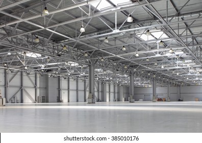 Huge empty warehouse