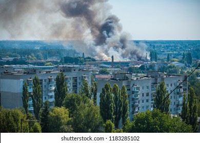 Huge Fire At A Paper Mill