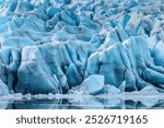 huge glacier close up photo