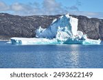 Huge Icebergs from Eqip Sermia swimming in the Eqip Sermia Ice Fjord