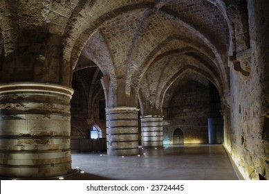 Huge Knight Hall In Acre - Israel