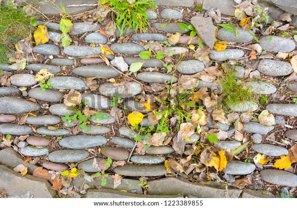 Huge Large Stones Pebbles Decorative Bent Stock Photo Edit Now