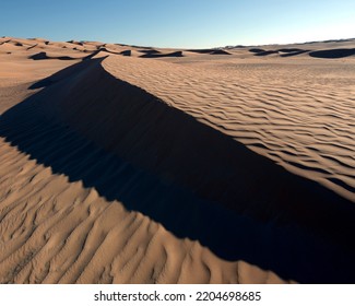 Huge Sand Dunes In Empty Quarter. (Rub Al Khali)