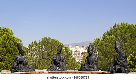 Huge Statue Of Mevlana Rumi