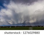 huge storm clouds