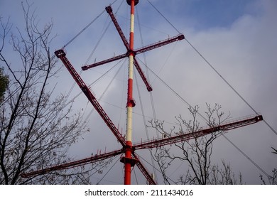 Huge TV Tower In The City Of Yuzhno Sakhalinsk