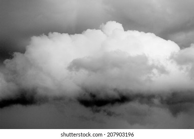 huge white cloud and sky cloudy leaden with large rain-laden clouds