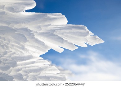 huge white icicles frozen winter world - Powered by Shutterstock