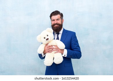 teddy bear with beard