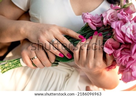 Similar – A bridal bouquet the day of the wedding