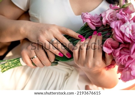 Similar – A bridal bouquet the day of the wedding