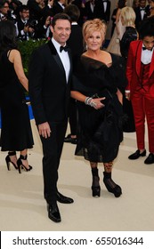 Hugh Jackman And Deborra Lee Furness Attend The 2017 Metropolitan Museum Of Art Costume Institute Gala At The Metropolitan Museum Of Art In New York, NY On May 1st, 2017