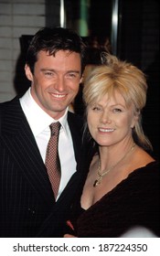 Hugh Jackman And Wife Debora-Lee Furness At Premiere Of KATE & LEOPOLD, NY 12/16/2001