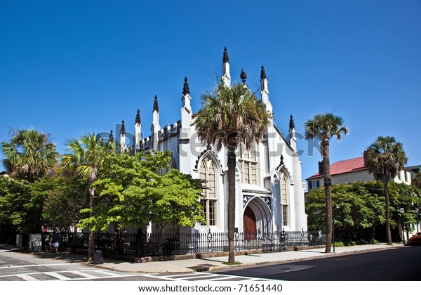 Huguenot Church Charleston South Carolina This Stock Photo (Edit Now ...