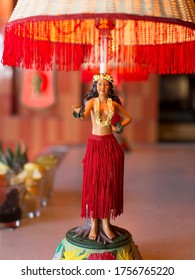 A Hula Dancer Hawaiian Lamp