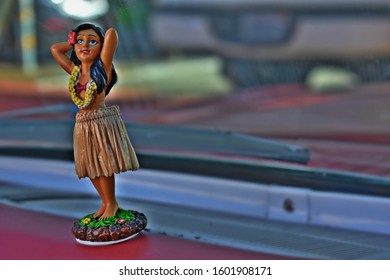 Hula Dancer On A Dashboard