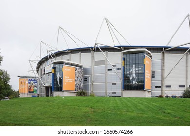 HULL, ENGLAND - OCTOBER 15, 2019: Exterior View Of KCOM Stadium In Hull, England