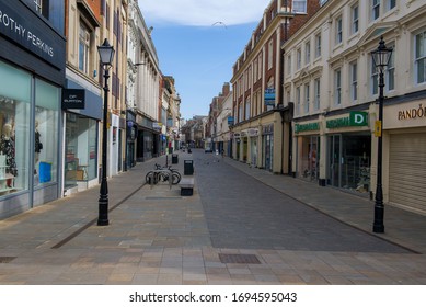 Hull Lockdown Coronavirus Covid-19 Empty Streets Closed Down Quarantine  United Kingdom 05.04.2020 