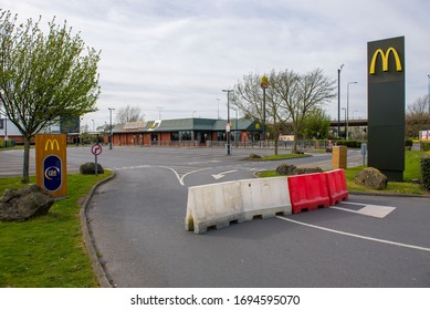 Hull Lockdown Coronavirus Covid-19 Empty Streets Closed Down Quarantine  United Kingdom 05.04.2020 